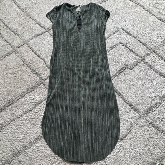 SABINA MUSAYEV Anthropologie green Textured Renaissance Midi Dress loose fit XS - Picture 10 of 12